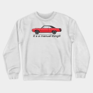 Manual Thing Red Crewneck Sweatshirt